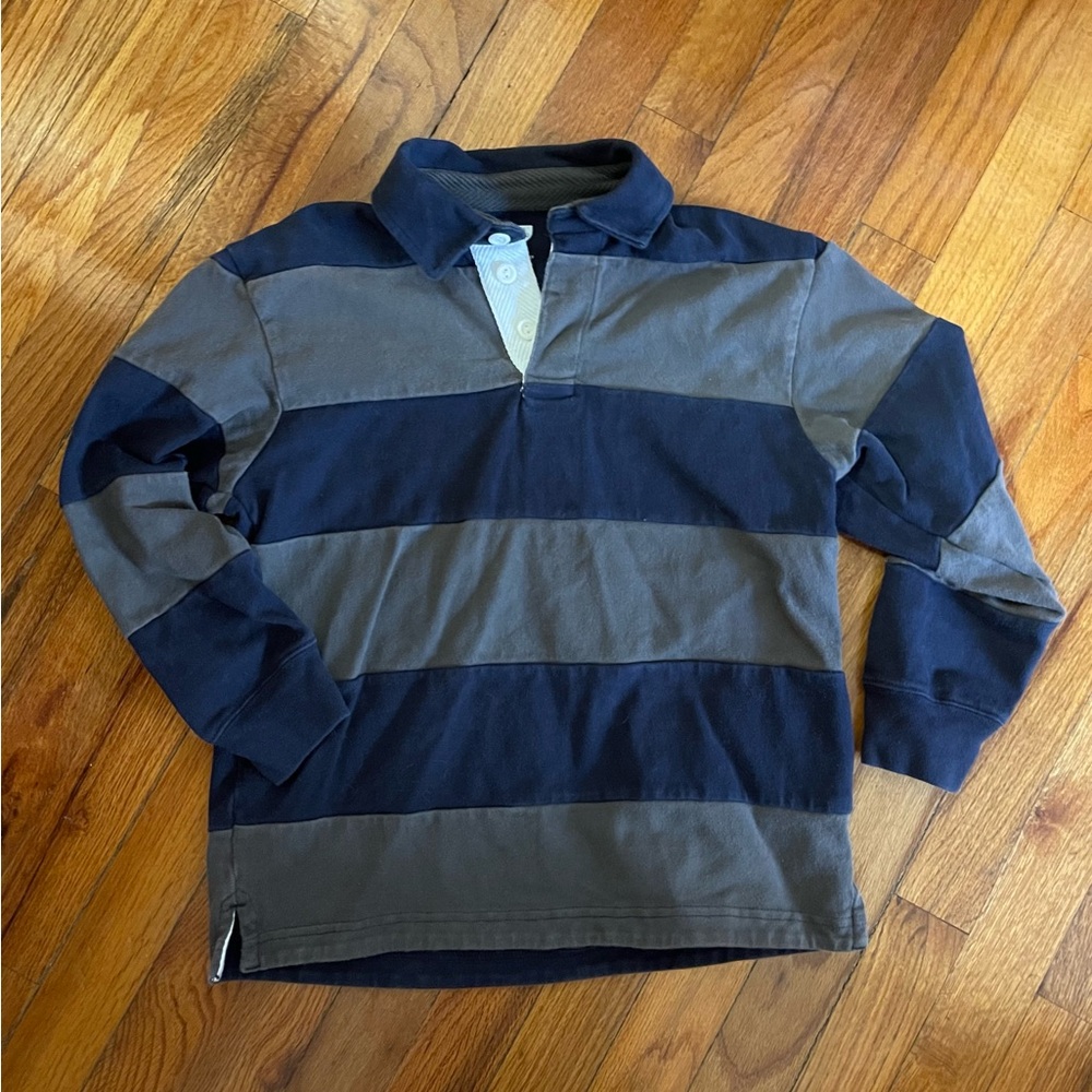 Gap Kids Striped Long Sleeve Rugby Shirt